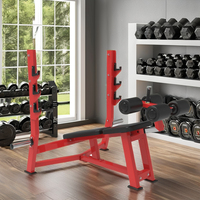 Chaise de Fitness à domicile multifonctionnelle professionnelle tabouret d'haltère en acier équipement d'entraînement en pente vers le haut exercices d'épaule hommes