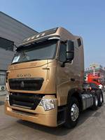 Camión Tractor HOWO T7H 6x4 usado 540HP MAN Motor de bajo kilometraje 2020 2021 2022 Euro V Suspensión neumática 600L Tanque