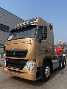 Camión Tractor HOWO T7H 6x4 <span class=keywords><strong>usado</strong></span> 540HP <span class=keywords><strong>MAN</strong></span> Motor de bajo kilometraje 2020 2021 2022 Euro V Suspensión neumática 600L Tanque - Product Image 2