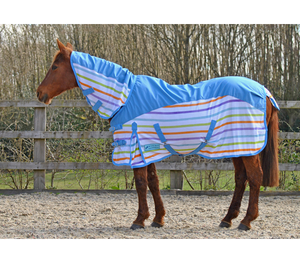 Tapis anti-mouches en maille respirante pour chevaux Conception en polyester léger Idéal pour les mouches d'été et la protection UV à l'extérieur - Product Image 4