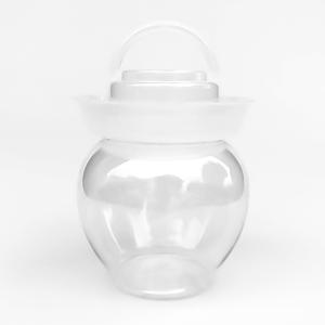 Grosir kotak kemasan makanan penutup stoples makanan hewan peliharaan dengan tutup wadah kue plastik untuk membuat makanan penutup dan acar sayuran - Product Image 1