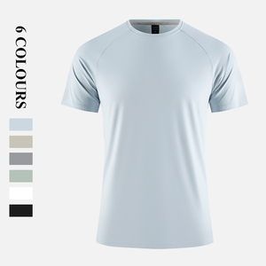 Nuova T-shirt in Seta Ghiaccio 2024, Asciugatura Rapida, Polylon Multicolore, Manica Corta Estiva, Taglia Grande, Comoda per <span class=keywords><strong>Sport</strong></span> e Tempo Libero - Product Image 2