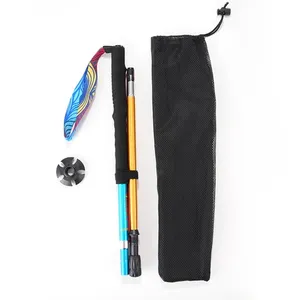 Bastones de Trekking Plegables Profesionales de Aleación de Aluminio con Mango de EVA para Correr al Aire Libre, Hacer Trekking y Escalar Montañas - Product Image 5