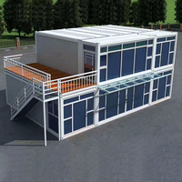 Maisons préfabriquées de luxe personnalisées Offre Spéciale resort maisons préfabriquées en conteneur à plat villas au Pakistan en Malaisie