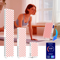 Panneau de luminothérapie LED Suyzeko, thérapie par lumière rouge et infrarouge proche, panneau de luminothérapie rouge avec intensité réglable et minuterie