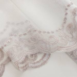 Voilages transparents qui laissent passer la lumière mais occultent la vue, en tissu à motif de feuilles, rideaux de fenêtre finis en gros - Product Image 4