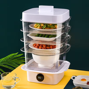 Wholesale Sanming Insulated Stackable Transparent Multi-layer Plastic Dust-Proof Food <strong>Cover</strong> for Leftover Food - Product Image 2