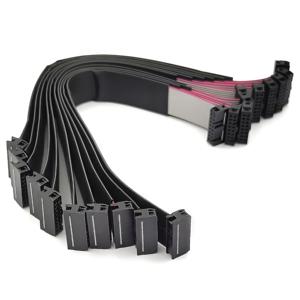 Ul2651 28AWG PVC 26cm <span class=keywords><strong>IDC</strong></span> 16pin <span class=keywords><strong>Flat</strong></span> Ribbon <span class=keywords><strong>Cable</strong></span> đóng hộp-Đồng cho nội bộ hệ thống dây điện của thiết bị điện tử cho xe ô tô - Product Image 5
