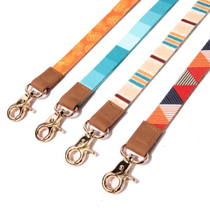 Custom Sublimation Keychain Teacher Lanyards With Logo Custom Teacher Polyester Faux Leather Lanyard
