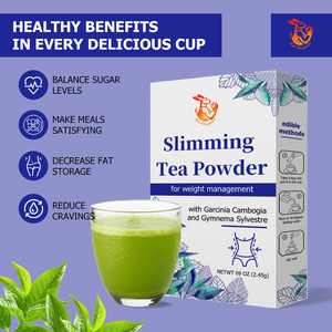 Té en Polvo Adelgazante al por Mayor de Fábrica con Fibra Dietética y Proteína, Té para la Pérdida de Peso, Té en Polvo para Reducir la Acumulación de Grasa - Product Image 5