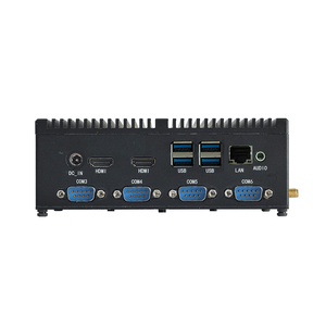 2026 ELSKY Factory 3.5-inch Motherboard Industrial <b>PC</b> M818 Black Fanless Computer with Dual Interface - Product Image 3