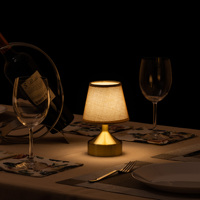 Lámpara de Mesa LED Moderna Recargable, Portátil, con Control Táctil RGB, Funciona con Batería de Aluminio, Regulable, Temperatura de Color 2700K-6000K, CRI 90