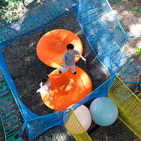 NetsTribe Jungle Tree House : Équipement de jeu en corde tressée pour parcs d'aventure pour enfants, zones de jeux familiales, solutions pour projets extérieurs de centres de villégiature