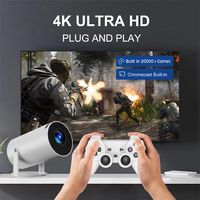 Nouveau Projecteur Manette Intelligent 4K Lecture Vidéo Console de Jeux Projecteur Android 11 Projecteur Portable 3D de Jeu avec Manette