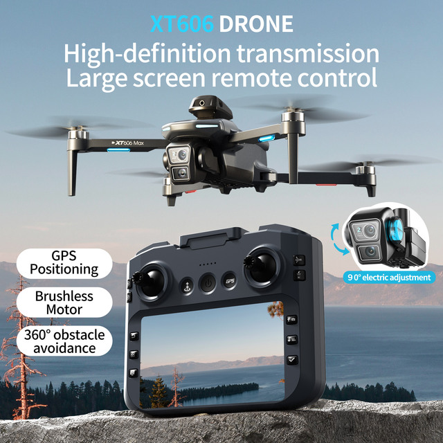 Mini 4K Camera Drone with 4.3inch screen control for Beginner Friendly Outdoor Aerial Photography and Easy Flight Practice