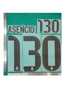 Autocollants thermocollants durables <span class=keywords><strong>pour</strong></span> numéros de football 2025-26, en plastique, <span class=keywords><strong>pour</strong></span> noms de joueurs (domicile/extérieur) <span class=keywords><strong>pour</strong></span> ensembles de vêtements - Product Image 3