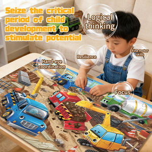 Puzzles éducatifs personnalisés pour enfants, jouet de <span class=keywords><strong>puzzle</strong></span> de <span class=keywords><strong>48</strong></span> pièces, véhicules, jouets de <span class=keywords><strong>puzzle</strong></span> pour enfants - Product Image 5