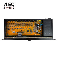 ASCSONIC AD48 Processeur vocal pour enceintes professionnelles 4 entrées 8 sorties, système de traitement audio numérique DSP, contrôleur