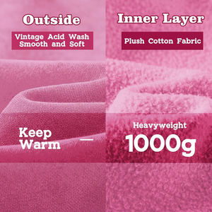 2025 Sudadera con capucha de lavado ácido de peso pesado de gran tamaño para mujeres y hombres sudadera de lana de algodón con cremallera Vintage XXS tamaño - Product Image 1