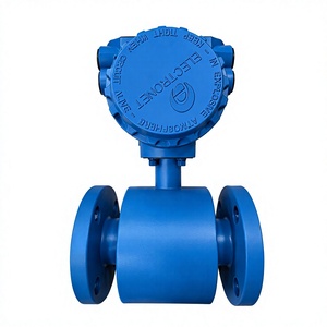 เครื่องวัดอัตราการไหลแบบแม่เหล็กไฟฟ้า OEM สำหรับสภาพแวดล้อมที่มีสารระเบิด พร้อมจอ LCD สำหรับอุตสาหกรรม  แบบติดตั้งหน้าแปลน  สมาร์ทมิเตอร์ สำหรับน้ำมันและของเหลว - Product Image 3