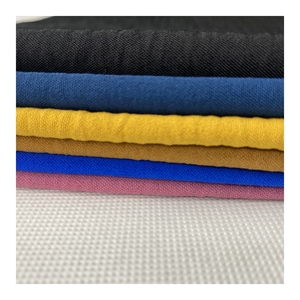 Alta calidad bajo MOQ multicolores suave impermeable 100% poliéster Cey tela tejida para vestido - Product Image 3
