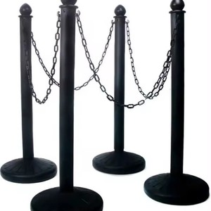Water-Filled Warning Post HDPE Reflective Isolation Traffic Safety Fence Column With <b>Hook</b> IP65 - Product Image 2