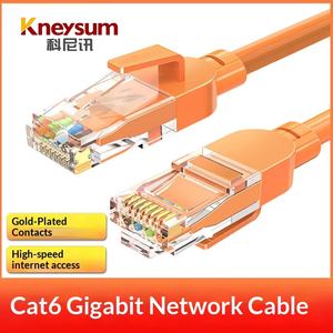 <span class=keywords><strong>Câble</strong></span> de raccordement réseau Kneysum CAT6 RJ45 Gigabit UTP à conducteur solide 8 conducteurs CCA 0,3m/3m <span class=keywords><strong>Fibre</strong></span> G652D - Product Image 6