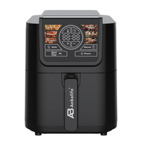 Friteuse à air intelligente Anbolife AI Smart 8L Slim avec écran couleur, 6 programmes de cuisson prédéfinis, système de circulation rapide de l'air, OEM