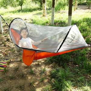 Hamaca Mosquitera de Poliamida de Apertura Rápida de 260*140cm, para Camping, Senderismo, Aire Libre, Todas las Estaciones, Capacidad de 200kg, Anti-vuelco, con Asas - Product Image 2