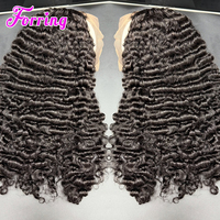 Wig rambut manusia tanpa lem, 13x4 Burmese Pixie Curly Cuticle Aligned, lace front double drawn, rambut Remy mentah, HD Lace Front Human Wig