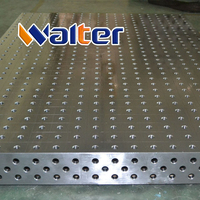 Table de fixation de haute précision, banc de soudage robuste avec surface nitrurée pour atelier industriel