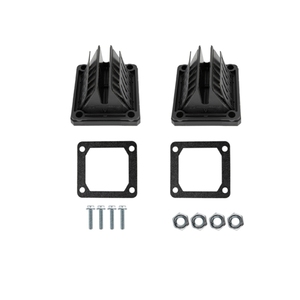 YHMOTO Juego de juntas de válvulas de combustible para motor de 2 tiempos Yamaha Banshee 350 YFZ350, incluye jaulas de láminas de admisión y bloque de membranas - Product Image 2