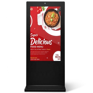 Chất lượng cao 55 inch ngoài trời kỹ thuật số biển tầng đứng kiosk IP65 thương mại LCD hiển thị độ sáng cao media player - Product Image 3