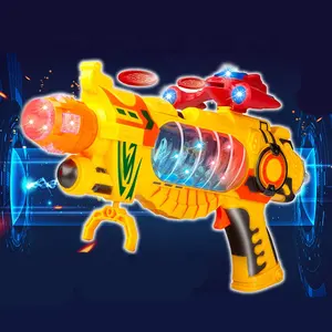 Pistolet en plastique ABS EN71 B/O, jouet pour garçons, avec éclairage sonore, parfait cadeau