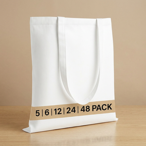 Plain Canvas Tote Bag <b>Rope</b>/Drawstring Custom Logo Wedding Promotional Bulk Buyers Wholesale for Printing High-Volume Branding - Product Image 1