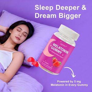 Gomitas de Melatonina, <span class=keywords><strong>Magnesio</strong></span> y Vitamina D para Dormir, Mezcla Herbal Orgánica, Sin Azúcar, 5 mg, Marca Blanca Personalizada al por Mayor - Product Image 3