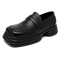 Chaussures Richelieu et Mocassins Montants en Cuir Véritable de Haute Qualité pour Hommes – Nouveau Design Facile à Porter pour Jeunesse, Grandes Tailles