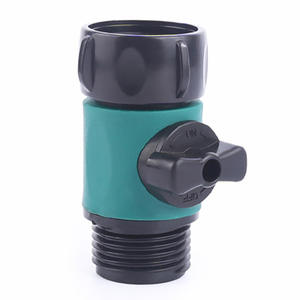 Raccord de vanne pour tuyau d'arrosage en plastique pour tuyau d'irrigation de jardin, avec fonction d'installation facile - Product Image 1