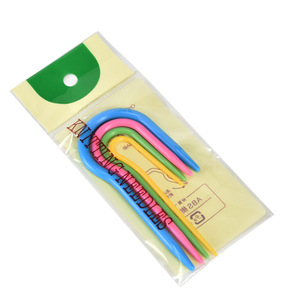 Aiguille <span class=keywords><strong>à</strong></span> oeil en plastique ABS en forme de U 15cm Fabricants d'<span class=keywords><strong>aiguilles</strong></span> incurvées torsadées simples en gros - Product Image 5