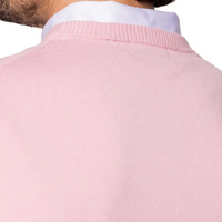 Pull-over col rond en coton doux personnalisé pour homme, respirant, fin et léger, style preppy, collection automne-hiver, vente en gros
