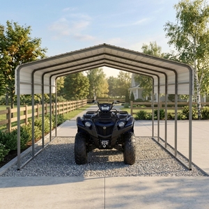 Estructuras Metálicas Premium <span class=keywords><strong>para</strong></span> Estacionamiento de Autos, Cobertizos <span class=keywords><strong>Metálicos</strong></span> <span class=keywords><strong>para</strong></span> Exteriores, Kits de Construcción de Garajes, <span class=keywords><strong>Precio</strong></span> de Fábrica, Mayorista - Product Image 1