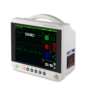 Moniteur multiparamètres vétérinaire édition commerce extérieur <span class=keywords><strong>pour</strong></span> animaux <span class=keywords><strong>de</strong></span> compagnie, détecteur portable alimenté par courant alternatif, matériau ABS, ECG 12 pouces. Écran TFT couleur - Product Image 2