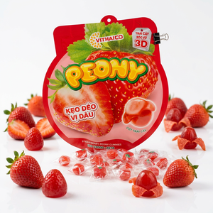 ขนมเยลลี่สตรอว์เบอร์รี่ 3 มิติ แบบลอกเปลือกได้ สำหรับคืนดูหนัง |   โรงงานวิธาโก - Product Image 1
