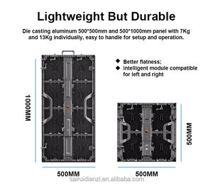 Niemals schwarze LED-Anzeigetafeln System vermietung LED-Videowand 2,6 2, 9 3,91mm Schrank hängender Bildschirm Hintergrund Schlüssel fertig 10 Fuß x 12 Fuß - Product Image 3