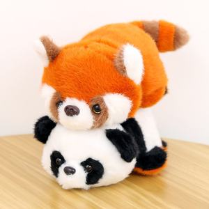 Nuovo Arrivo: Peluche Trasformabile <span class=keywords><strong>Panda</strong></span> Procione, Giocattolo Confortevole Imbottito in Cotone PP con Fodera in Rete, Antistress, Regalo per Bambini - Product Image 2