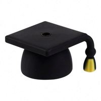 Nouvelles Perles en Silicone 3D Créatives à Thème Dessin Animé pour Accessoires de Chapeau de Remise de Diplôme