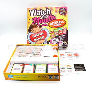 เกมกระดาน Ted Watch Ya Mouth Ultimate Edition พร้อมวลีมากกว่า 2500 วลี เกมปาร์ตี้พร้อมอุปกรณ์ครอบปากและไพ่สำหรับผู้ใหญ่และวัยรุ่น - Product Image 1