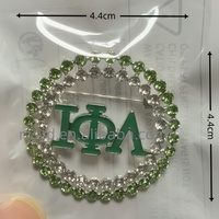 Neue Philo Sigma Gamma Rho Brosche mit griechischen Buchstaben, Sorority-Anstecknadel, Party-Geschenk für Mädchen, Weihnachtsdekoration, Großhandel, individuell anpassbar