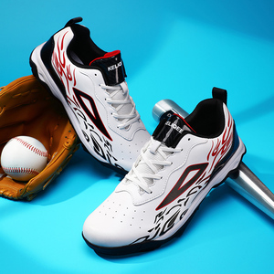 Chaussures de baseball professionnelles légères, tige en microfibre, semelle intermédiaire en MD, semelle extérieure en caoutchouc, chaussures de softball résistantes à l'usure - Product Image 2