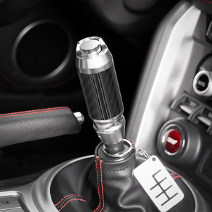 10cm Carbon Fiber <b>Gear</b> Shift <b>Knob</b> Manual Transmission Aluminum Automatic <b>Gear</b> Shift <b>Knob</b> Lever Head Car Accessories - Product Image 1